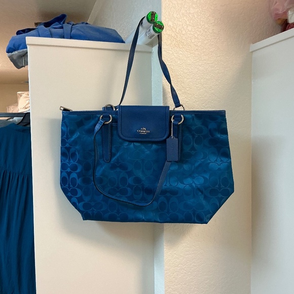 Coach Handbags - Purse/ shoulder bag, blue from Coach.